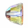 Swarovski Crystal Beads Small Dome (5542) Crystal AB(Swarovski 5542 Beads Small Dome Crystal Ab)
