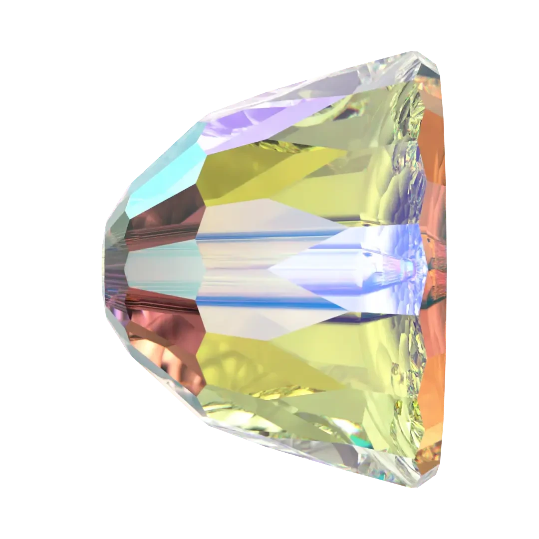 Swarovski Crystal Beads Small Dome (5542) Crystal AB(Swarovski 5542 Beads Small Dome Crystal Ab) 3 Swarovski Crystal Beads Small Dome (5542) Crystal AB(Swarovski 5542 Beads Small Dome Crystal Ab)