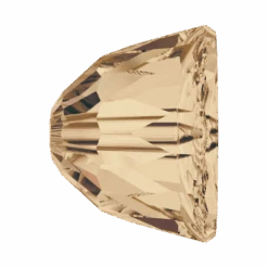 Serinity Crystal Beads Small Dome (5542) Crystal Golden Shadow(Serinity 5542 Beads Small Dome Crystal Golden Shadow)