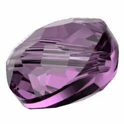 Serinity Crystal Beads Thin Round (5034) Amethyst(Serinity Crystal Beads Thin Round 5034 Amethyst) -BlueStreak Crystal Shop Serinity Crystal Beads Thin Round 5034 Amethyst 2 1