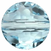 Serinity Crystal Beads Thin Round (5034) Aquamarine(Serinity Crystal Beads Thin Round 5034 Aquamarine) -BlueStreak Crystal Shop Serinity Crystal Beads Thin Round 5034 Aquamarine