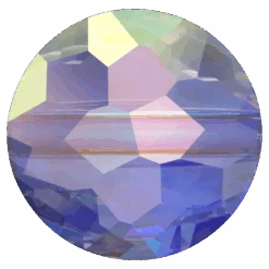 Swarovski Crystal Beads Fantasy Round (5034) Crystal AB(Swarovski Crystal Beads Fantasy Round 5034 Crystal Ab 1)