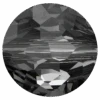Swarovski Crystal Beads Fantasy Round (5034) Crystal Silver Night(Swarovski Crystal Beads Fantasy Round 5034 Crystal Silver Night) -BlueStreak Crystal Shop Serinity Crystal Beads Thin Round 5034 Crystal Silver Night