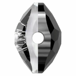 Serinity Crystal Beads Thin Round (5034) Crystal Silver Night(Serinity Crystal Beads Thin Round 5034 Crystal Silver Night) -BlueStreak Crystal Shop Serinity Crystal Beads Thin Round 5034 Crystal Silver Night 3 1