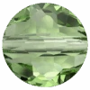 Serinity Crystal Beads Thin Round (5034) Dark Peridot(Serinity Crystal Beads Thin Round 5034 Dark Peridot)