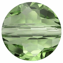 Serinity Crystal Beads Thin Round (5034) Dark Peridot(Serinity Crystal Beads Thin Round 5034 Dark Peridot)