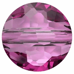 Serinity Crystal Beads Thin Round (5034) Dark Rose(Serinity Crystal Beads Thin Round 5034 Dark Rose)