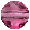 Swarovski Crystal Beads Fantasy Round (5034) Fuchsia(Swarovski Crystal Beads Fantasy Round 5034 Fuchsia)