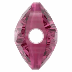 Swarovski Crystal Beads Fantasy Round (5034) Fuchsia(Swarovski Crystal Beads Fantasy Round 5034 Fuchsia) -BlueStreak Crystal Shop Serinity Crystal Beads Thin Round 5034 Fuchsia 3