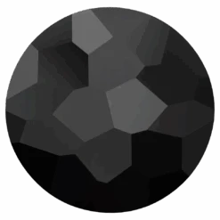 Swarovski Crystal Beads Fantasy Round (5034) Jet(Swarovski Crystal Beads Fantasy Round 5034 Jet)