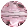 Swarovski Crystal Beads Fantasy Round (5034) Light Rose(Swarovski Crystal Beads Fantasy Round 5034 Light Rose) 1 Swarovski Crystal Beads Fantasy Round (5034) Light Rose(Swarovski Crystal Beads Fantasy Round 5034 Light Rose) -BlueStreak Crystal Shop Serinity Crystal Beads Thin Round 5034 Light Rose
