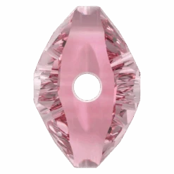 Swarovski Crystal Beads Fantasy Round (5034) Light Rose(Swarovski Crystal Beads Fantasy Round 5034 Light Rose) -BlueStreak Crystal Shop Serinity Crystal Beads Thin Round 5034 Light Rose 3