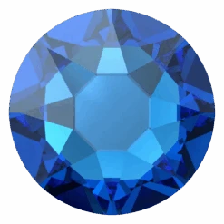 Serinity Flat Back Crystals Non Hotfix (2000, 2058 & 2088) Capri Blue Nightfall(Serinity 2000 2058 2088 Flatback Crystals Non Hotfix Capri Blue Nightfall)
