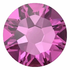 Swarovski Flat Back Crystals Non Hotfix (2000, 2058 & 2088) Dark Rose(Swarovski Flat Back Crystals Rhinestones Non Hotfix 2000 2058 2088 Dark Rose)