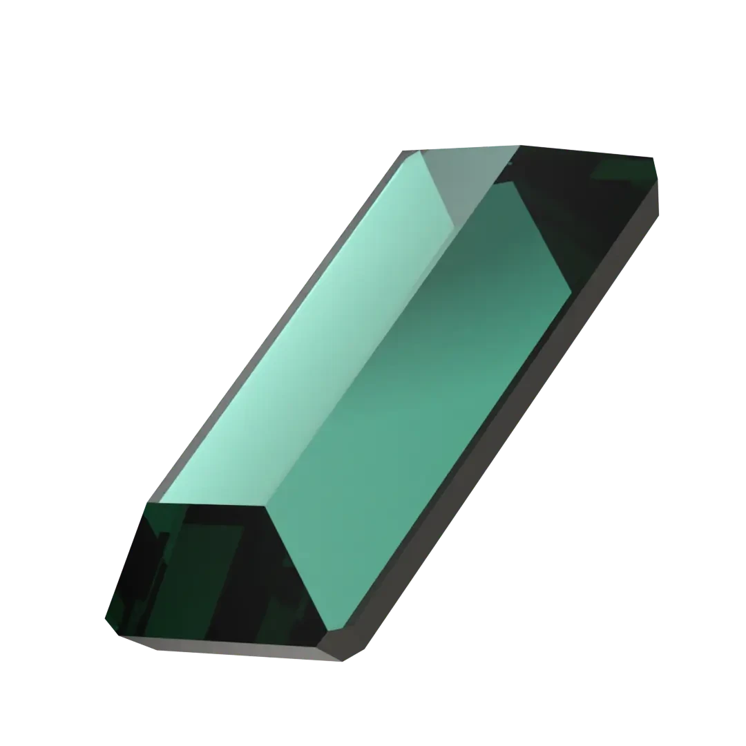 Serinity Flat Back Crystals Non Hotfix Baguette (2510) Emerald(Serinity Rhinestones Non Hotfix Baguette 2510 Emerald) 4 Serinity Flat Back Crystals Non Hotfix Baguette (2510) Emerald(Serinity Rhinestones Non Hotfix Baguette 2510 Emerald) - Image 2