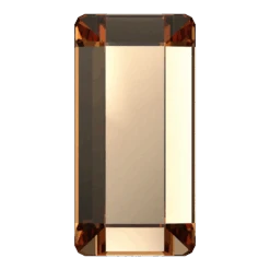 Swarovski Flat Back Crystals Non Hotfix Baguette (2510) Light Colorado Topaz(Swarovski Flat Back Crystals Rhinestones Non Hotfix Baguette 2510 Light Colorado Topaz)
