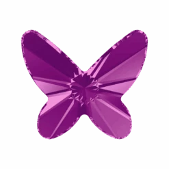 Serinity Flat Back Crystals Non Hotfix Butterfly (2854) Amethyst(Serinity 2854 Flatback Crystals Non Hotfix Butterfly Amethyst)