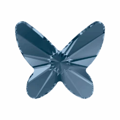 Swarovski Flat Back Crystals Non Hotfix Butterfly (2854) Denim Blue(Swarovski 2854 Flatback Crystals Non Hotfix Butterfly Denim Blue)