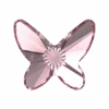 Serinity Flat Back Crystals Non Hotfix Butterfly (2854) Light Rose(Serinity 2854 Flatback Crystals Non Hotfix Butterfly Light Rose) -BlueStreak Crystal Shop Serinity Flat Back Crystals Non Hotfix Butterfly 2854 Light Rose