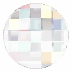 Serinity Flat Back Crystals Non Hotfix Chessboard Circle (2035) Crystal AB(Serinity 2035 Flatback Crystals Non Hotfix Chessboard Circle Crystal Ab)