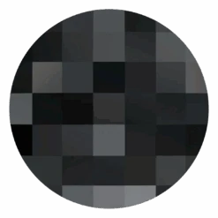 Swarovski Flat Back Crystals Non Hotfix Chessboard Circle (2035) Jet(Swarovski 2035 Flatback Crystals Non Hotfix Chessboard Circle Jet)