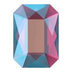 Serinity Flat Back Crystals Non Hotfix Emerald Cut (2602) Fuchsia Shimmer(Serinity 2602 Flatback Crystals Non Hotfix Emerald Cut Fuchsia Shimmer)