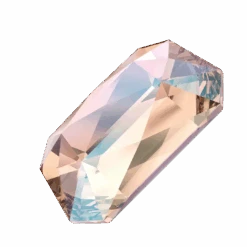 Swarovski Flat Back Crystals Non Hotfix Emerald Cut (2602) Vintage Rose Shimmer(Swarovski 2602 Flatback Crystals Non Hotfix Emerald Cut Vintage Rose Shimmer) -BlueStreak Crystal Shop Serinity Flat Back Crystals Non Hotfix Emerald Cut 2602 Vintage Rose Shimmer 2 1