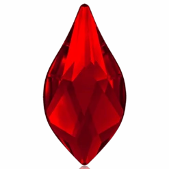 Swarovski Flat Back Crystals Non Hotfix Flame (2205) Light Siam(Swarovski 2205 Flatback Crystals Non Hotfix Flame Light Siam)