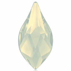 Swarovski Flat Back Crystals Non Hotfix Flame (2205) White Opal(Swarovski 2205 Flatback Crystals Non Hotfix Flame White Opal)