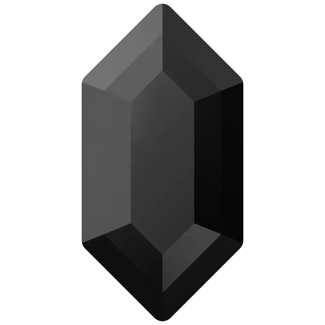 Swarovski Flat Back Crystals Non Hotfix Elongated Hexagon (2776) Jet UNFOILED(Swarovski 2776 Flatback Crystals Non Hotfix Elongated Hexagon Jet Unfoiled) 3 Swarovski Flat Back Crystals Non Hotfix Elongated Hexagon (2776) Jet UNFOILED(Swarovski 2776 Flatback Crystals Non Hotfix Elongated Hexagon Jet Unfoiled)