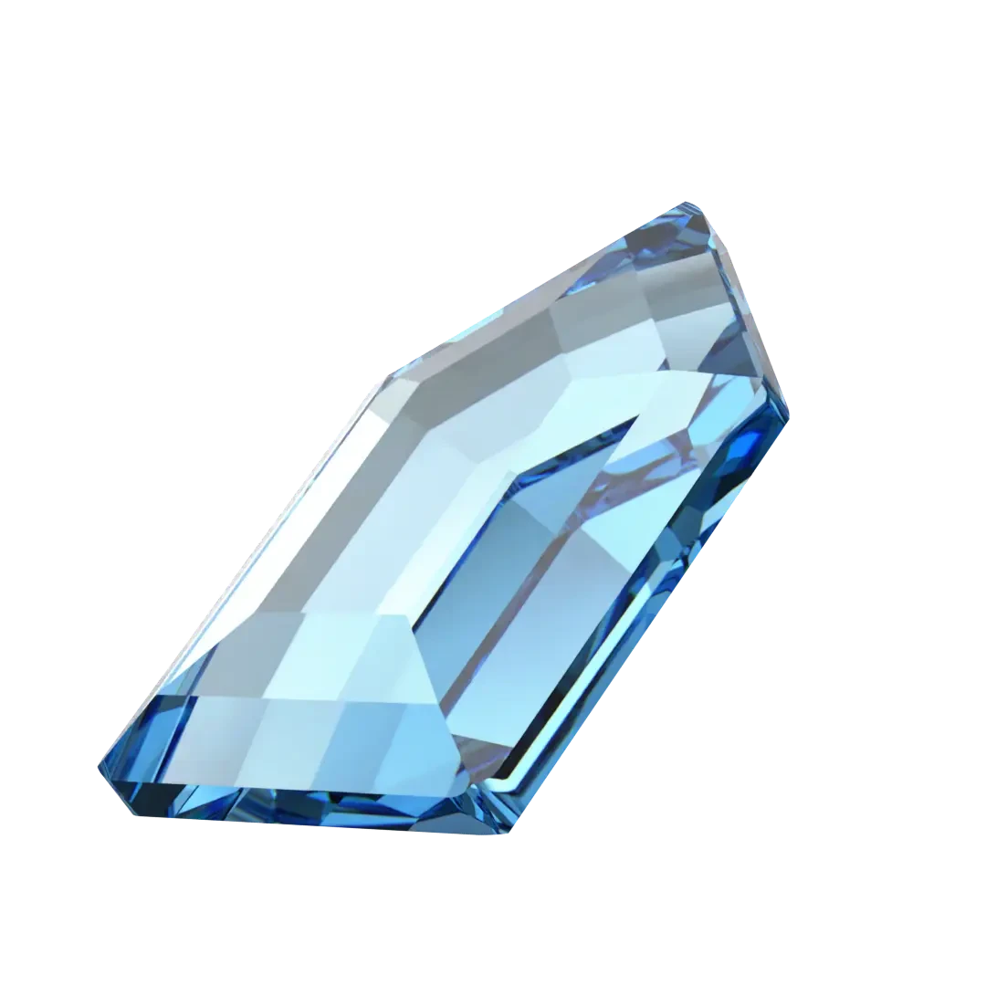 Swarovski Flat Back Crystals Non Hotfix Elongated Pentagon (2774) Aquamarine(Swarovski 2774 Flatback Crystals Non Hotfix Elongated Pentagon Aquamarine) 4 Swarovski Flat Back Crystals Non Hotfix Elongated Pentagon (2774) Aquamarine(Swarovski 2774 Flatback Crystals Non Hotfix Elongated Pentagon Aquamarine) - Image 2