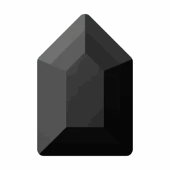 Swarovski Flat Back Crystals Non Hotfix Elongated Pentagon (2774) Jet UNFOILED(Swarovski 2774 Flatback Crystals Non Hotfix Elongated Pentagon Jet Unfoiled)