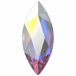 Serinity Flat Back Crystals Non Hotfix Marquise (2201) Crystal AB(Serinity 2201 Flatback Crystals Non Hotfix Marquise Crystal Ab)