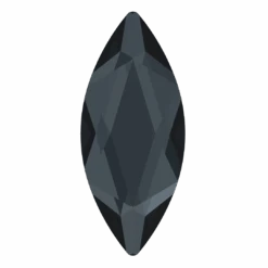 Swarovski Flat Back Crystals Non Hotfix Marquise (2201) Graphite(Swarovski 2201 Flatback Crystals Non Hotfix Marquise Graphite)