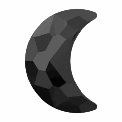 Swarovski Flat Back Crystals Non Hotfix Moon (2813) Jet UNFOILED(Swarovski 2813 Flat Backs Non Hotfix Moon Jet Unfoiled)