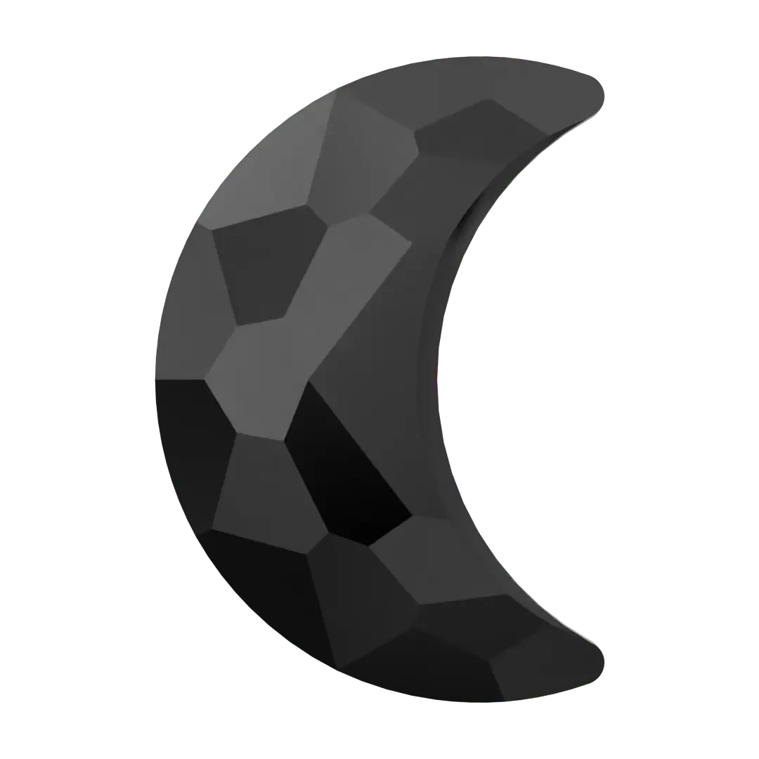 Serinity Flat Back Crystals Non Hotfix Moon (2813) Jet UNFOILED(Serinity 2813 Flat Backs No Hotfix Moon Jet Unfoiled) 3 Serinity Flat Back Crystals Non Hotfix Moon (2813) Jet UNFOILED(Serinity 2813 Flat Backs No Hotfix Moon Jet Unfoiled)