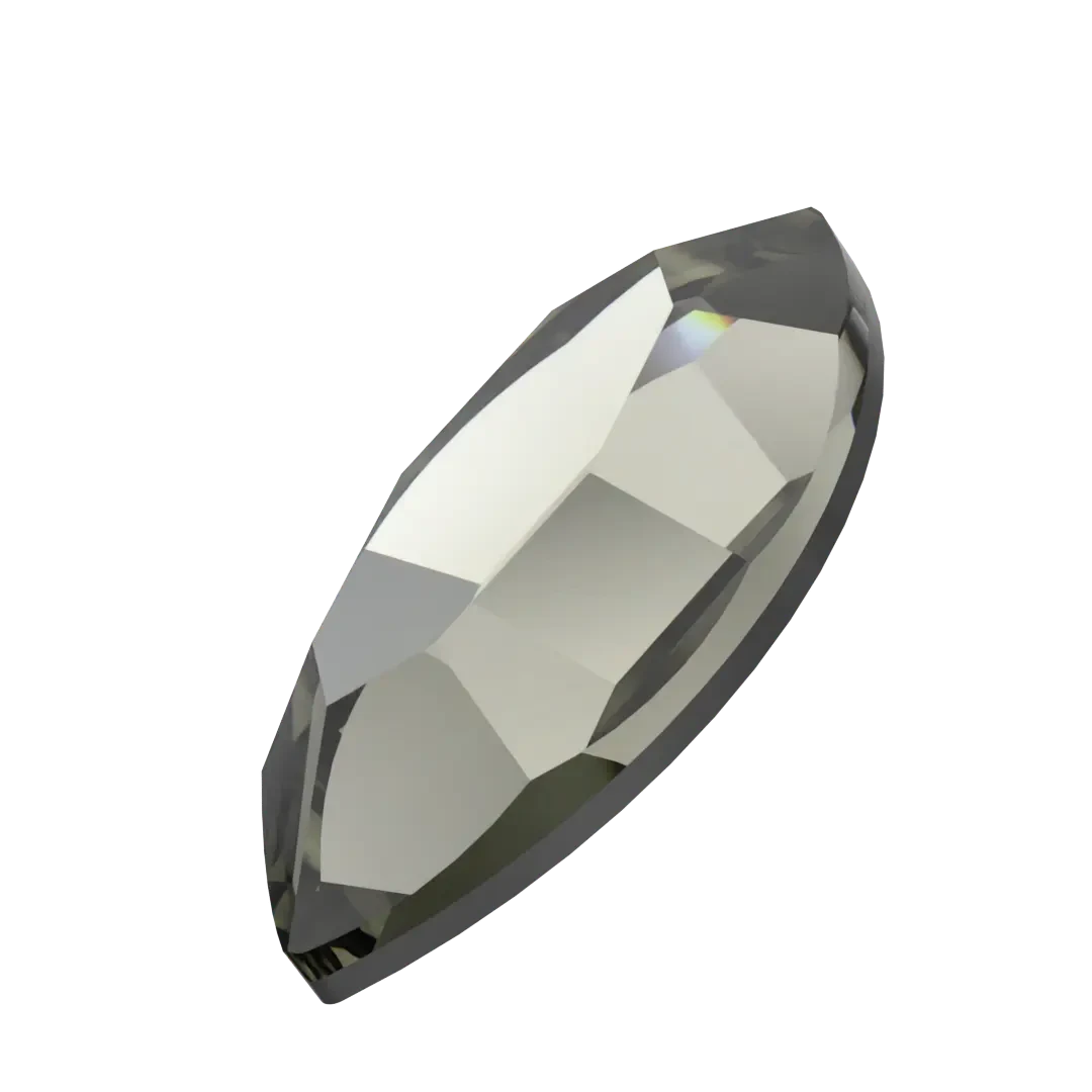 Swarovski Flat Back Crystals Non Hotfix Navette (2200) Black Diamond(Swarovski Flat Back Crystals Rhinestones Non Hotfix Navette 2200 Black Diamond) 4 Swarovski Flat Back Crystals Non Hotfix Navette (2200) Black Diamond(Swarovski Flat Back Crystals Rhinestones Non Hotfix Navette 2200 Black Diamond) - Image 2