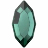 Swarovski Flat Back Crystals Non Hotfix Navette (2200) Emerald(Swarovski Flat Back Crystals Rhinestones Non Hotfix Navette 2200 Emerald) -BlueStreak Crystal Shop Serinity Flat Back Crystals Non Hotfix Navette 2200 Emerald