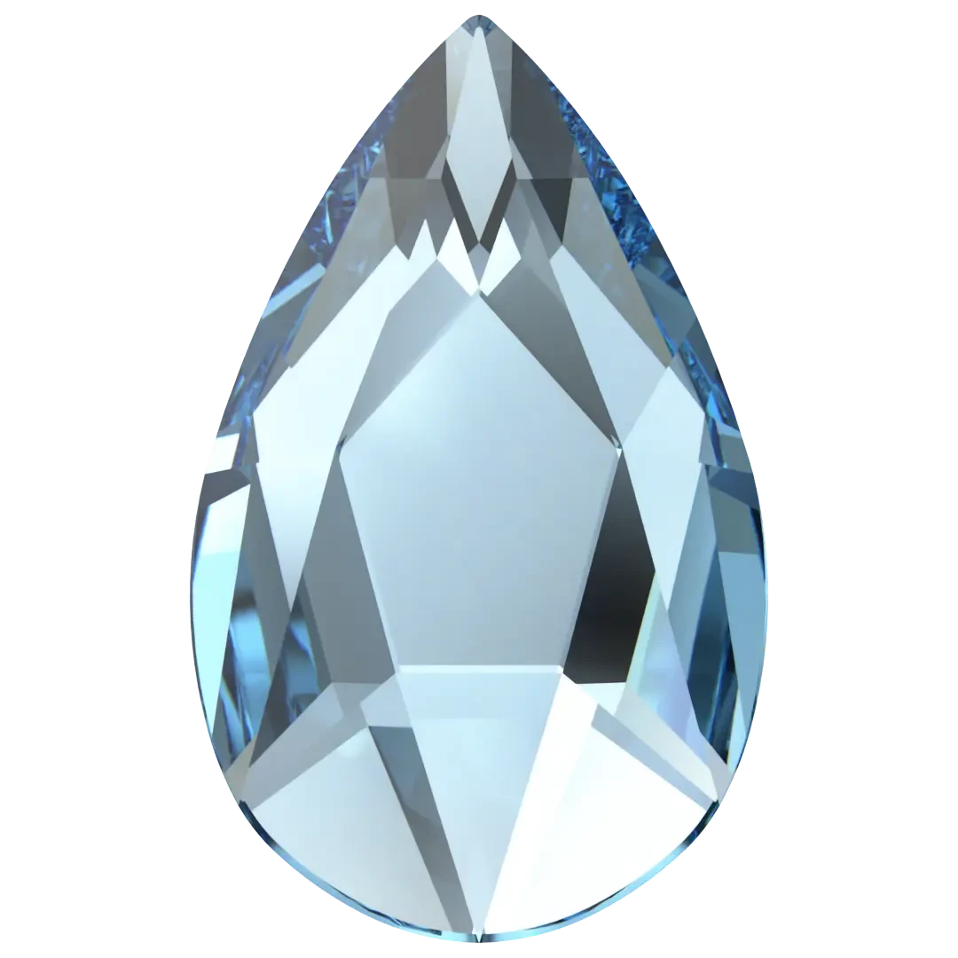 Swarovski Flat Back Crystals Non Hotfix Pear (2303) Aquamarine(Swarovski 2303 Flatback Crystals Non Hotfix Pear Aquamarine) 3 Swarovski Flat Back Crystals Non Hotfix Pear (2303) Aquamarine(Swarovski 2303 Flatback Crystals Non Hotfix Pear Aquamarine)