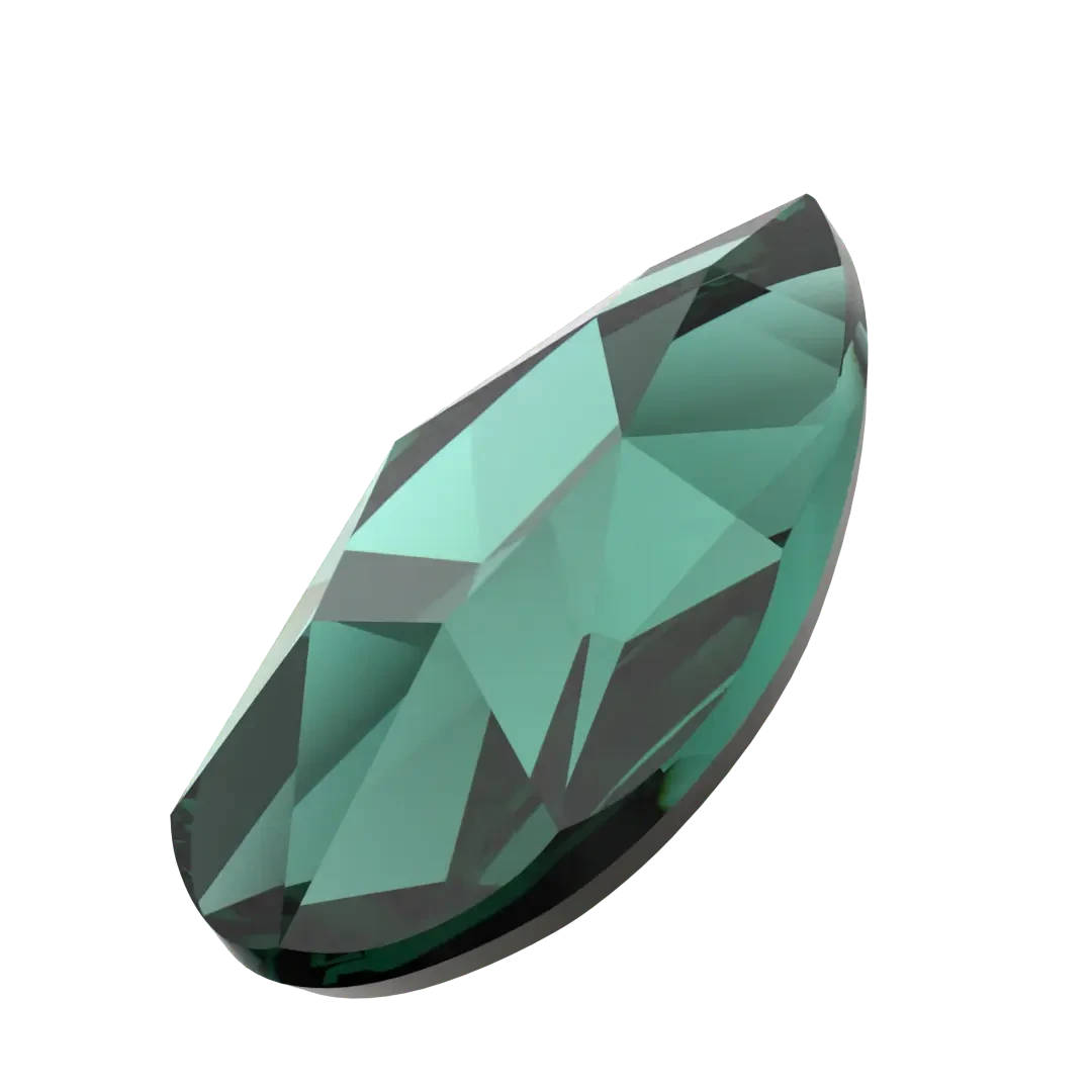 Swarovski Flat Back Crystals Non Hotfix Pear (2303) Emerald(Swarovski 2303 Flatback Crystals Non Hotfix Pear Emerald) 4 Swarovski Flat Back Crystals Non Hotfix Pear (2303) Emerald(Swarovski 2303 Flatback Crystals Non Hotfix Pear Emerald) - Image 2