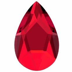 Swarovski Flat Back Crystals Non Hotfix Pear (2303) Scarlet(Swarovski 2303 Flatback Crystals Non Hotfix Pear Scarlet)