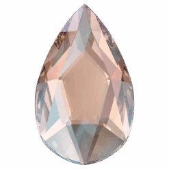 Swarovski Flat Back Crystals Non Hotfix Pear (2303) Vintage Rose Shimmer(Swarovski 2303 Flatback Crystals Non Hotfix Pear Vintage Rose Shimmer)