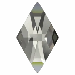 Swarovski Flat Back Crystals Non Hotfix Rhombus (2709) Black Diamond(Swarovski 2709 Flatback Crystals Non Hotfix Rhombus Black Diamond)