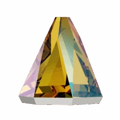 Swarovski Flat Back Crystals Non Hotfix Round Spike (2019) Light Topaz Shimmer(Swarovski 2019 Flatback Crystals Non Hotfix Round Spike Light Topaz Shimmer)