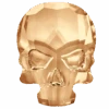 Serinity Flat Back Crystals Non Hotfix Skull (2856) Crystal Golden Shadow(Serinity 2856 Flatback Crystals Non Hotfix Skull Crystal Golden Shadow) -BlueStreak Crystal Shop Serinity Flat Back Crystals Non Hotfix Skull 2856 Crystal Golden Shadow