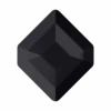 Swarovski Flat Back Crystals Non Hotfix Concise Hexagon (2777) Jet UNFOILED(Swarovski 2777 Flatback Crystals Non Hotfix Concise Hexagon Jet Unfoiled) -BlueStreak Crystal Shop Serinity Flat Back Crystals Non Hotfix Small Hexagon 2777 Jet UNFOILED