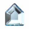 Swarovski Flat Back Crystals Non Hotfix Concise Pentagon (2775) Aquamarine(Swarovski 2775 Flatback Crystals Non Hotfix Concise Pentagon Aquamarine) -BlueStreak Crystal Shop Serinity Flat Back Crystals Non Hotfix Small Pentagon 2775 Aquamarine