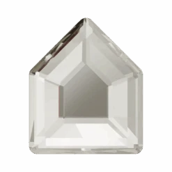 Swarovski Flat Back Crystals Non Hotfix Concise Pentagon (2775) Crystal Silver Shade(Swarovski 2775 Flatback Crystals Non Hotfix Concise Pentagon Crystal Silver Shade)