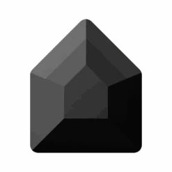 Swarovski Flat Back Crystals Non Hotfix Concise Pentagon (2775) Jet UNFOILED(Swarovski 2775 Flatback Crystals Non Hotfix Concise Pentagon Jet Unfoiled)