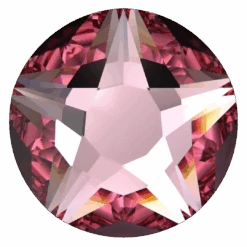 Serinity Flat Back Crystals Non Hotfix Star Rose (2100) Light Rose(Serinity Flat Back Crystals Non Hotfix Star Rose 2100 Light Rose)